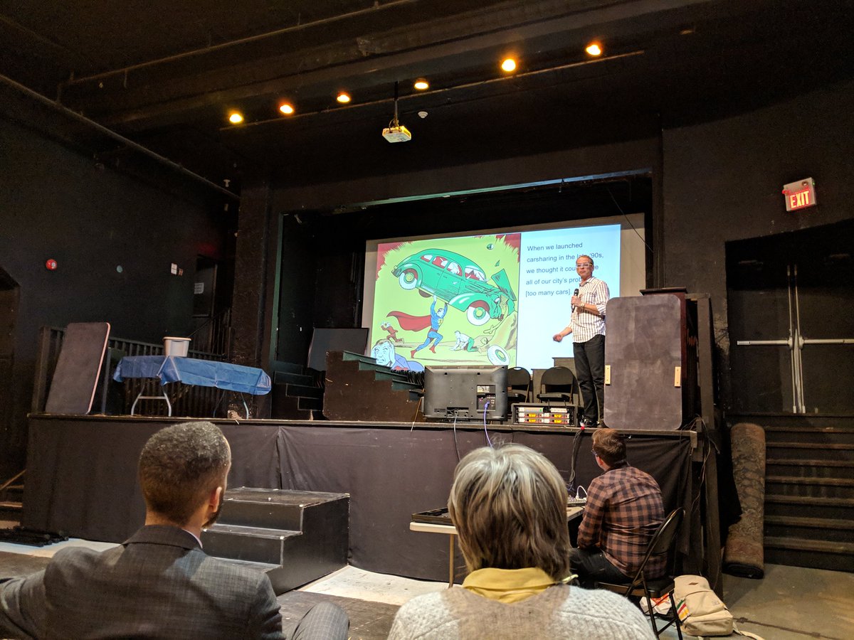 CityBuildingNow's tweet photo. .@voilakevin discussed a wide variety of issues for alternative ways to move people in cities. So many options... Why don't we make use of them more? #CityBuildingNow https://t.co/zYcLhdoqaE