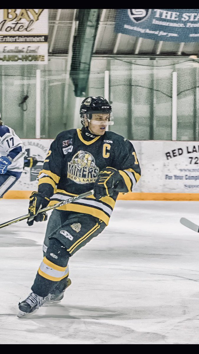 RedLakeMiners's tweet photo. We are extremely proud to announce that Captain and 3 year Miner @michael_dilullo has officially committed to the @SAIT_Trojans of the @ACAC_Sport in Calgary, AB to continue his hockey career at the next level! Congrats Michael! #resilience #HIC #nextlevelminer https://t.co/klg22GJflT