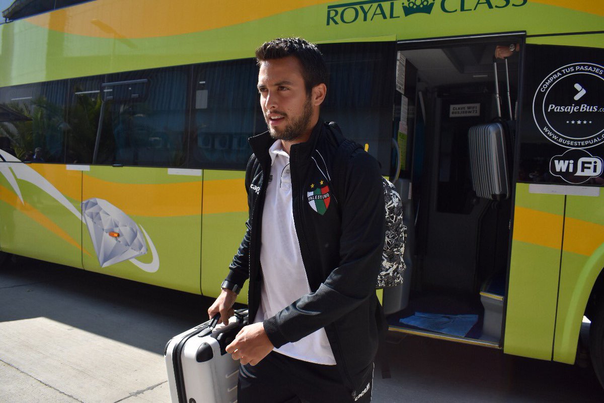 CDPalestinoSADP's tweet photo. El equipo ya está en el estadio. ¡Hoy vamos con todo! ✅⚽️

#VamosPalestino 🇵🇸
#SupercopaEasy 🇨🇱 https://t.co/BJC3fA8shl