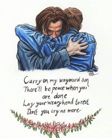 RozaWeasley's tweet photo. No será fácil 😭😭😭 #Supernatural  (tomada de Facebook de alguien que sufre como uno) https://t.co/hUopn6CR5t