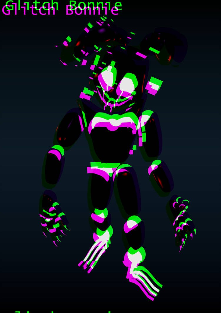 ThubderFall's tweet photo. Glitch Bonnie https://t.co/2F0qgTi2Ti