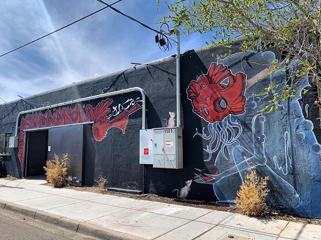 Our mural is coming out so dope ! Stay tuned for more updates.... @_nocturn @dice_51 #albuquerque #craftbeer #brewery #art #localartist ift.tt/2FsnVmF