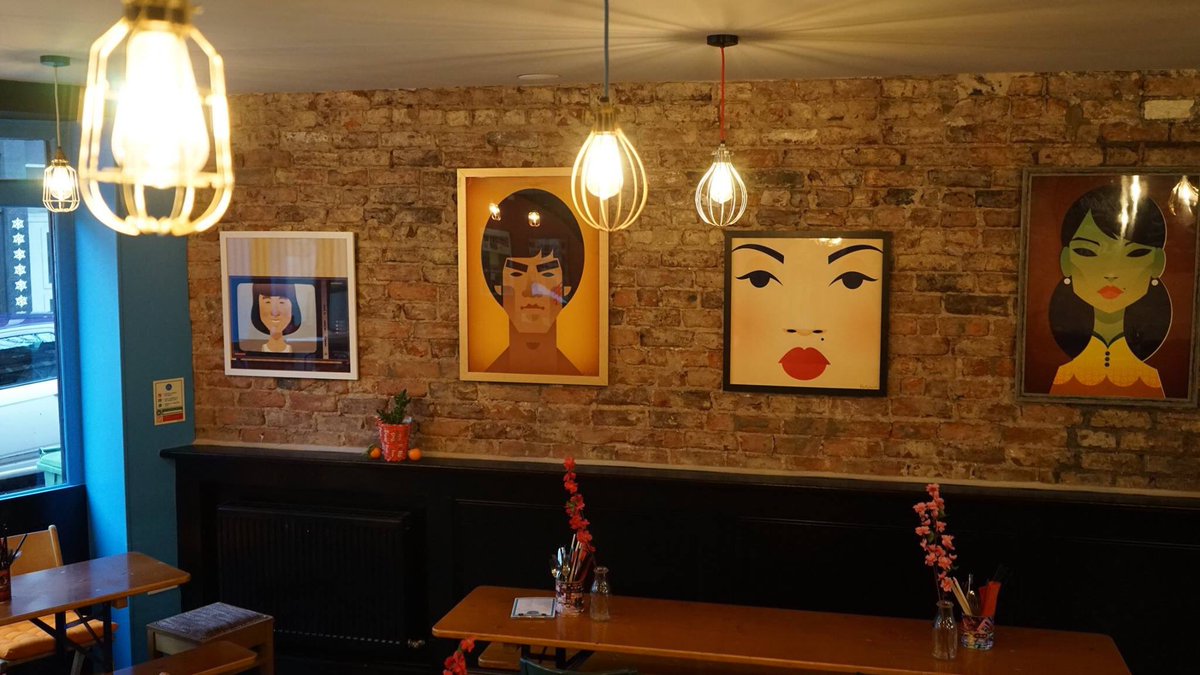 Henry07Yau's tweet photo. The #MeatShack lights are down at #Rochdale but yet to find a new home for them! Can’t wait though to get @stan_chow awesome illustrations into @WowYauChow 2! Reckon #May2019 will be when we introduce our #ChineseFood #CasualDiningChinese to #Rochdale! #CantWait #Manchester #Mcr https://t.co/ww5pNryYCl