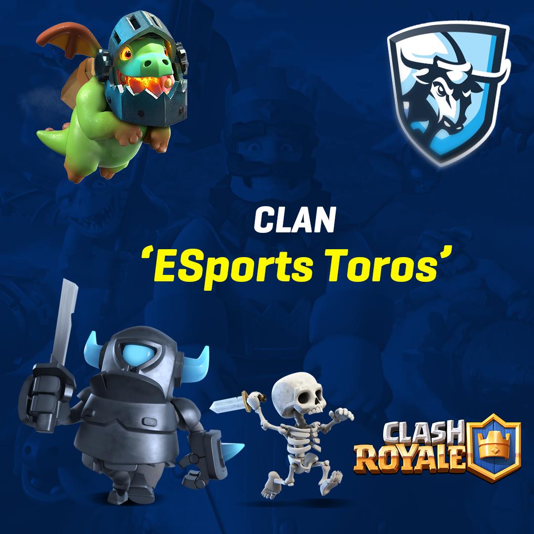 📱🎮 ¿Juegas <a href="/ClashRoyaleES/">Clash Royale ES</a>?

Únete a nuestro clan, encuéntralo como 'ESports Toros'. ✌🏼

#TorosESports #SiempreToros