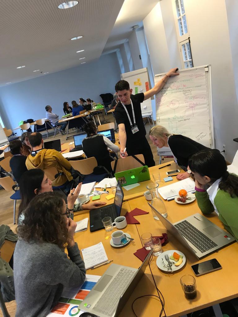 EITFood's tweet photo. What a day! Tons of energy in the room. Solving global food challenges is definitely better together! https://t.co/FC1WeeYTBy #InnovatorFellowship #Foodathon2019 https://t.co/7Ig2eG5p0U