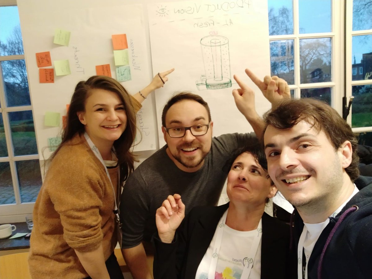 EITFood's tweet photo. What a day! Tons of energy in the room. Solving global food challenges is definitely better together! https://t.co/FC1WeeYTBy #InnovatorFellowship #Foodathon2019 https://t.co/7Ig2eG5p0U