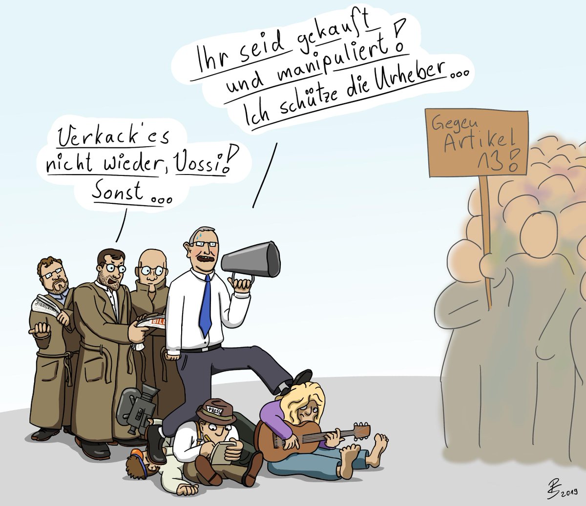 PanSartre's tweet photo. Für den Schutz von Urheberrechten, aber NICHT zu diesem Preis und mit dieser "Reform"!

#SaveYouInternet #Artikel13Demo #GekaufteDemonstranten #Demogeld https://t.co/Ml2Adm6rw6