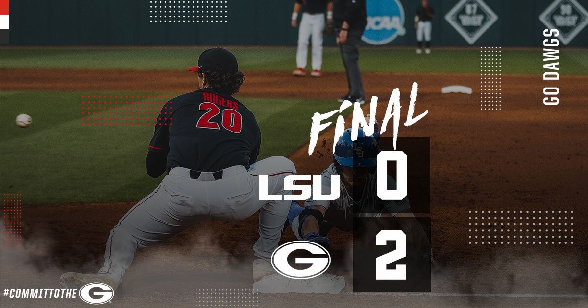 How Bout Them Dawgs! Rubber match tomorrow at Foley Field! #DawgsOnTop #GoDawgs #UGA