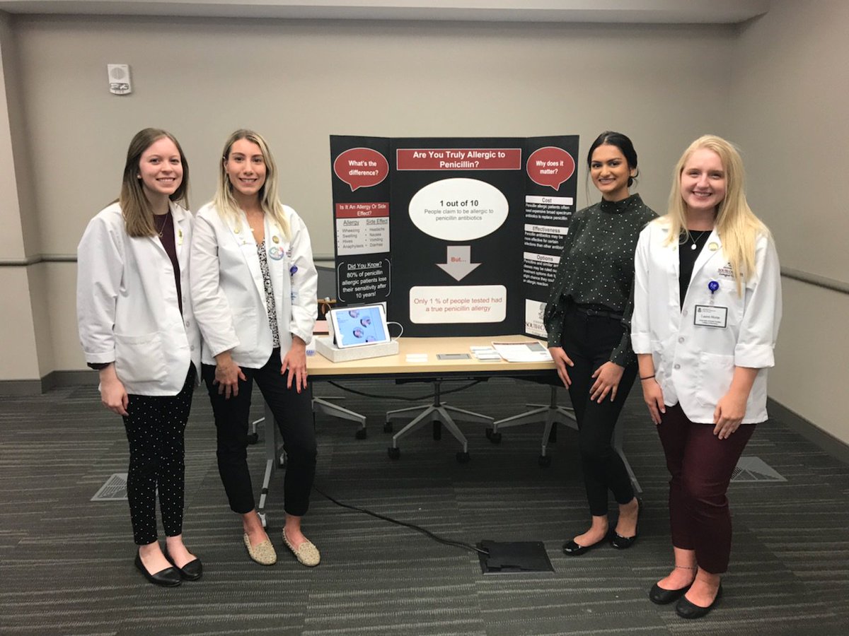 ncg313's tweet photo. @UofSCPharm students spreading community awareness and education on penicillin allergies &amp; skin testing today at #Creativibe #USCreativity 👌 #PAAST https://t.co/V9xPSWbwMz