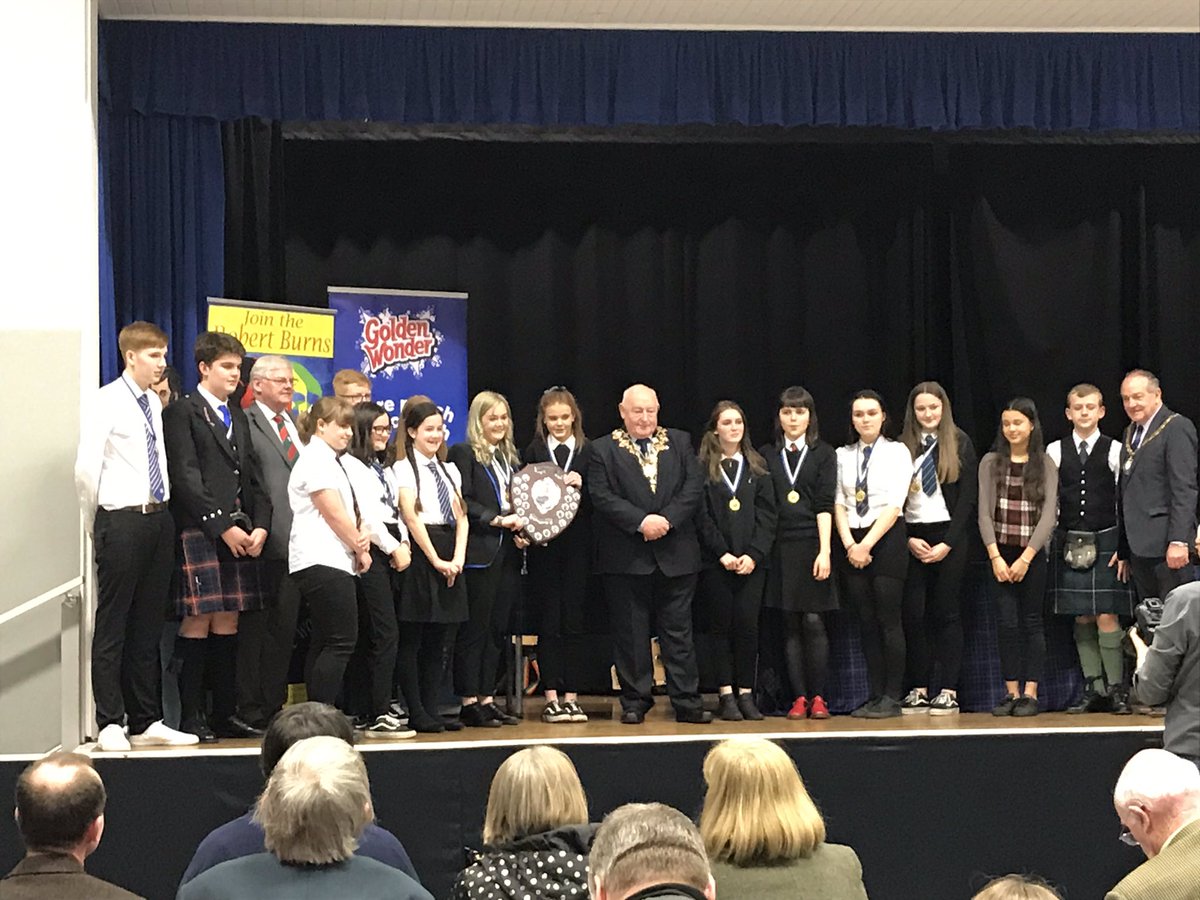 Fantastic team effort at @RobertBurnsFed #NationalCompetition today. Brilliant performances from @sanquharacademy #Troy 2nd S5/6verse #Rowan 2nd S1/2 #verseandsinging & #Molly. #DumfriesandGalloway awarded #1st for #singing, #recitation, #instrumental & #bestoverallteamprize #fab