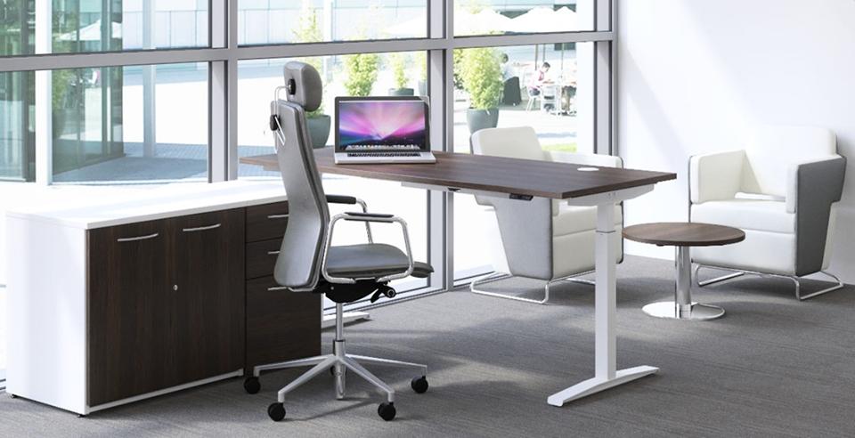 Our range of sit-to-stand office desks from Sven Furniture is proving to be very popular.

With electronic control for a smooth rising motion, they come in a range of finishes, styles and designs. Click   panther.je/office-furnitu… or call us on 493493 to arrange a trial.