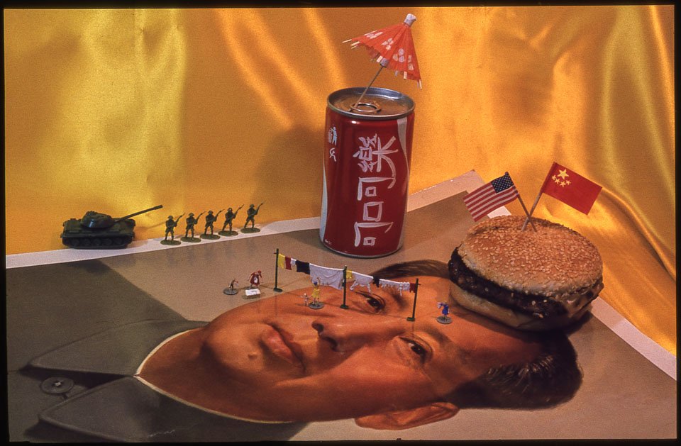Moca Boris Groys In His Paintings Objects Photo Collages And Installations From The Ost Pop Series Milan Kunc Intermingles The Signs Of The Western Commercial World Such As A Coca Cola Bottle