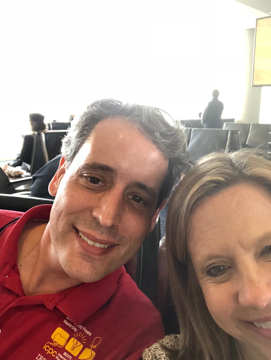 DonahooLisa's tweet photo. #Quest24h #ICPC2019 Heading to Madrid > Porto! https://t.co/dNrmnRA957