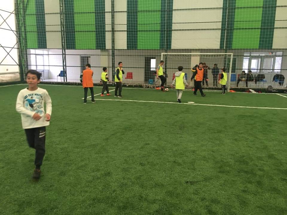 Ortaokul kordinatörlüğü olarak futbol maçı yaptık. “Kazanan Tügva oldu”