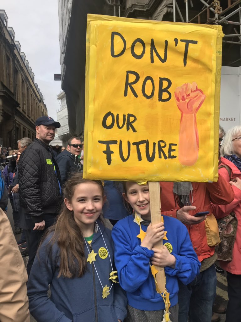 The thing that gives me hope is how brilliant and engaged so many young people are. This is Libi, 10, and Lois 11.