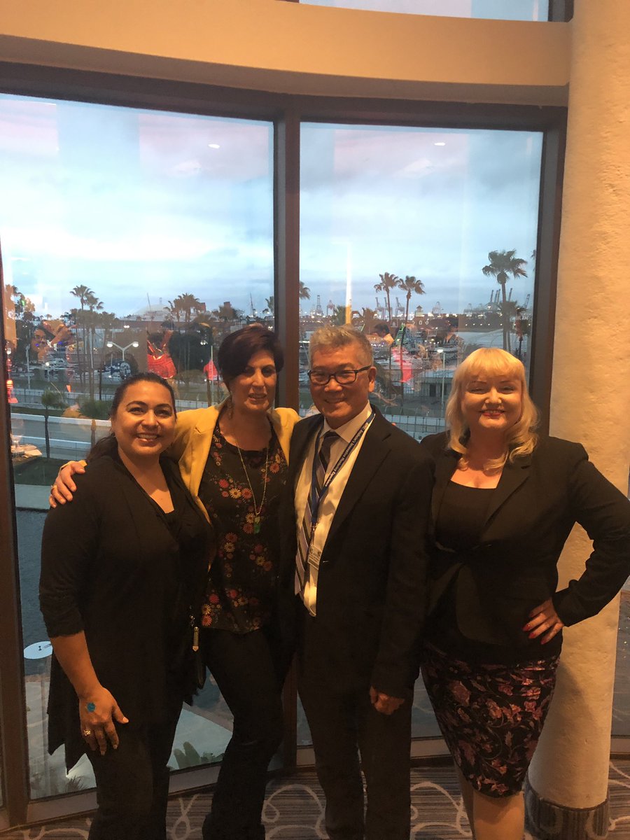 DrRenaeBryant's tweet photo. The #CABE19 Board &amp; Panning Committee Reception was a great way to begin an excellent conf Tues. night. It was an honor for #AUHSD to serve on the Eval Committee, Publicity Committee &amp; help find pres for the Asian Languages Strand. #AUHSD #AUHSDUnlimitedYou https://t.co/98OuKXJGjT