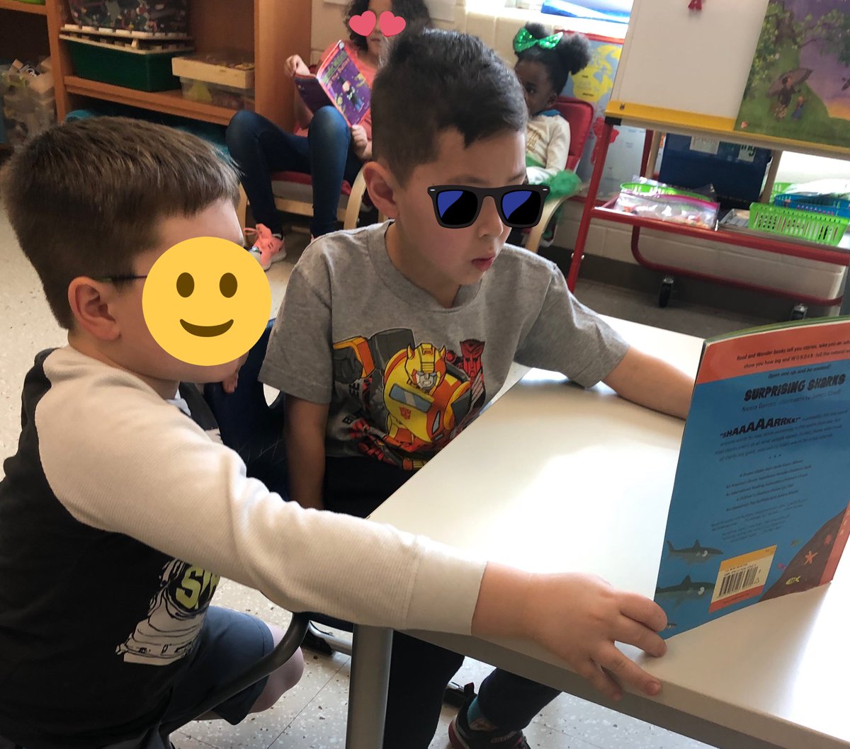 Applying comprehension strategies with our 4th Grade buddies and making some pretty sweet memories too :) <a href="/Team_MCES/">Mays Chapel ES</a>