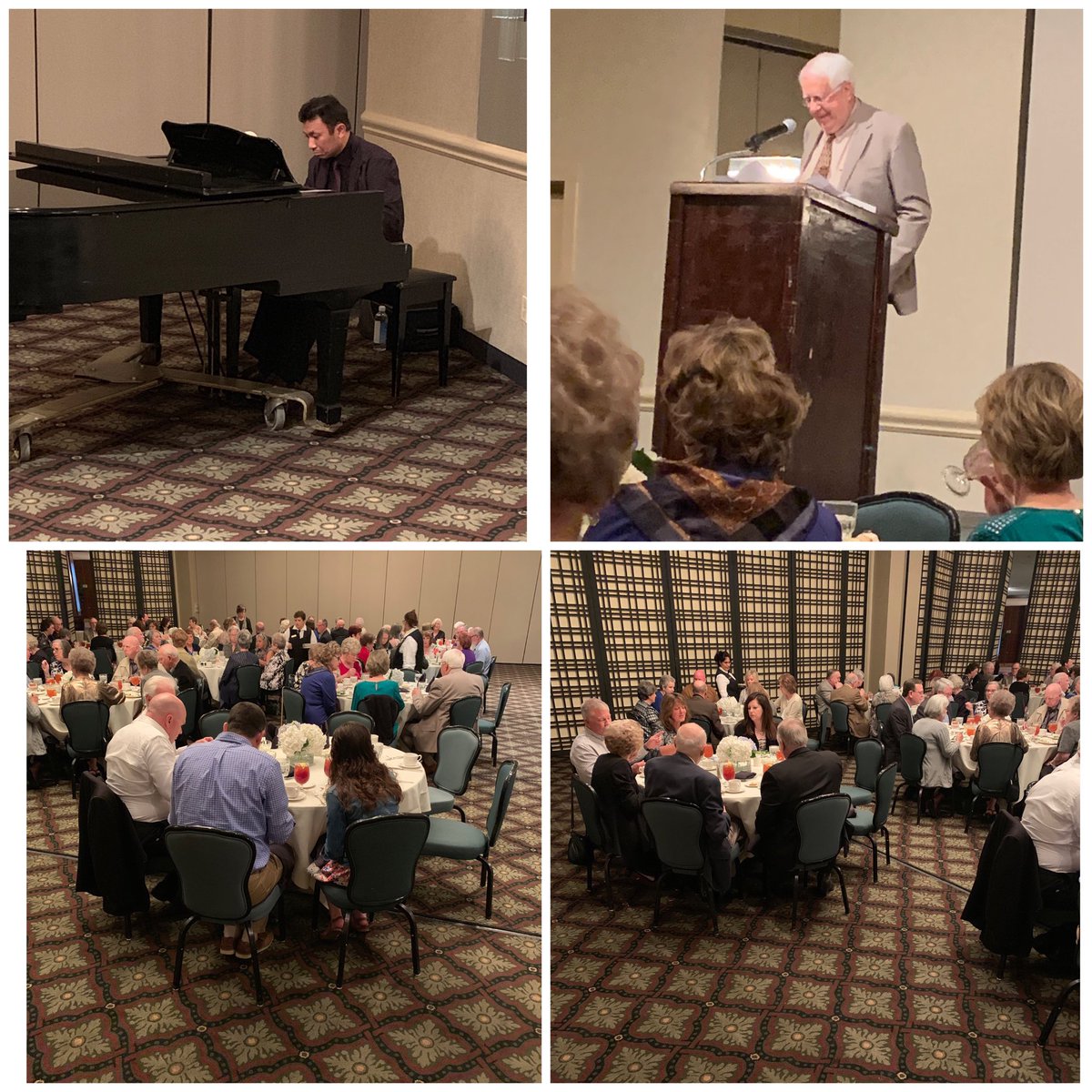 ronnymarriott's tweet photo. Widows/Widower Banquet 2019. It was fun honoring this wonderful group of people @firstburleson. https://t.co/cVXm4nvwU6