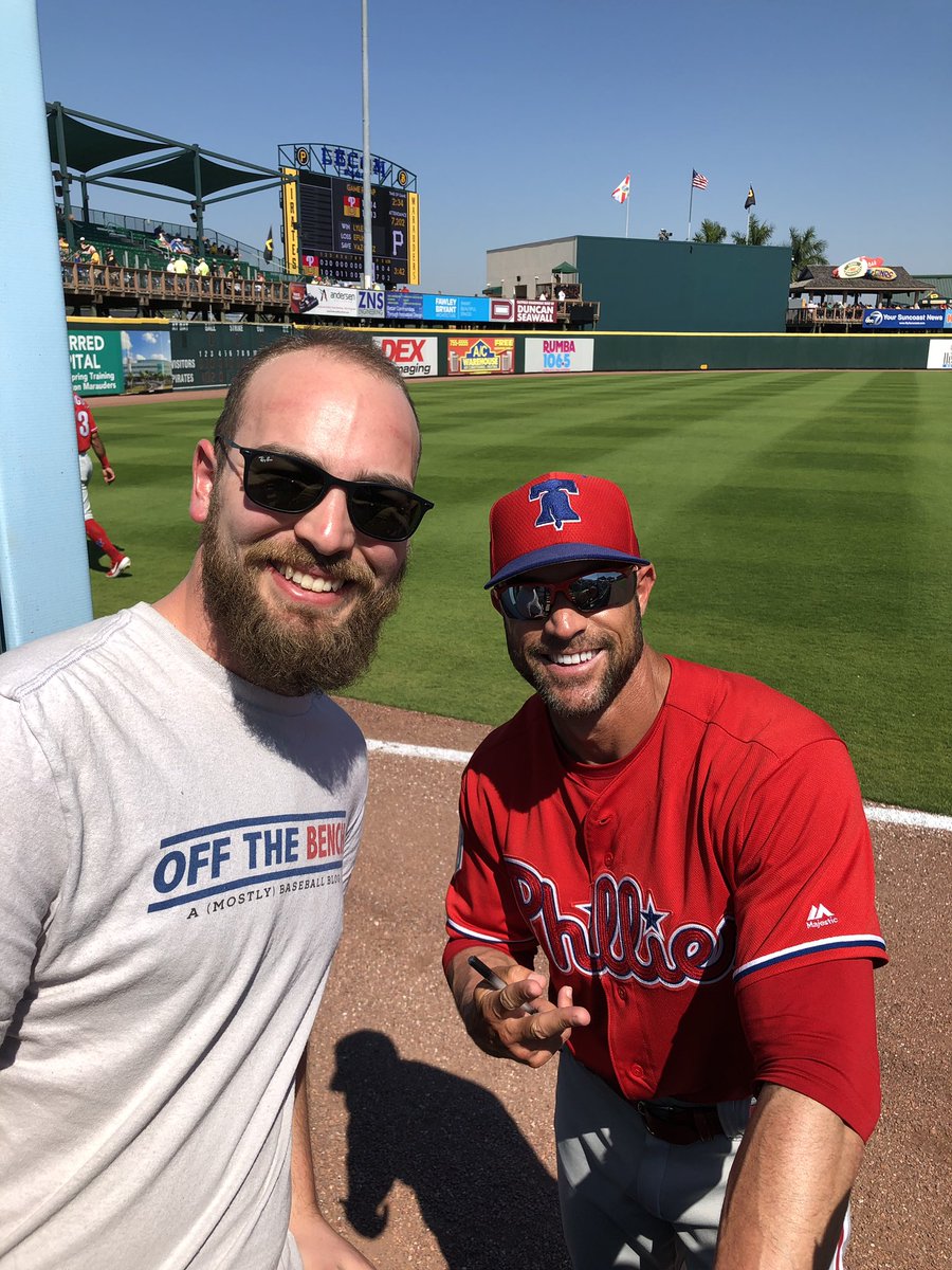 otbb_max's tweet photo. Thanks to @Phillies manager @gabekapler for keeping up the tradition! https://t.co/wDVQan4QYF