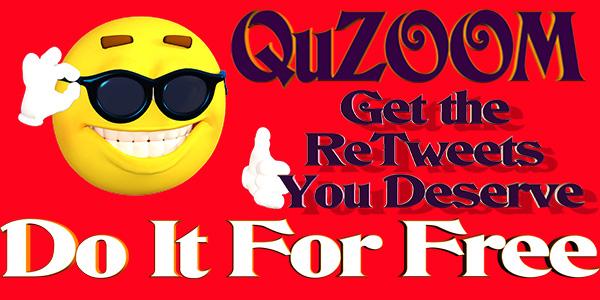 quzoom's tweet photo. Get the ReTweets you deserve and do it it all for #FREE #Ian1 #irtag #asmsg #apple #Ibooks #kobo #spub #new #tool for #twitter https://t.co/sFvY0UBuCj https://t.co/1B6zJDKLL8