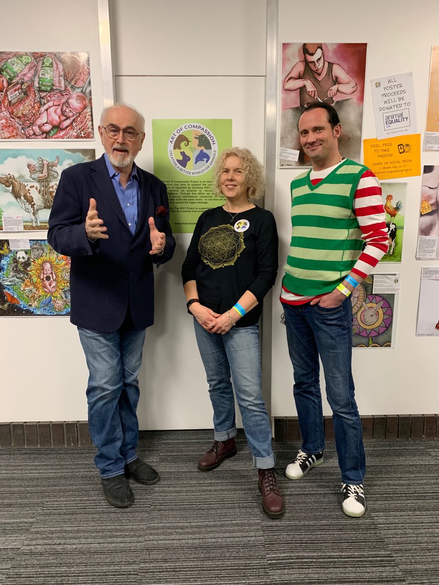 PeterEgan6's tweet photo. Wonderful work on display from the Art of Compassion ⁦@VegfestUK⁩ today. I love this event bringing together both #Vegan’s vegetarians and flexitarians. Fantastic on so many levels united by compassion. (-:) https://t.co/95on47UXrW