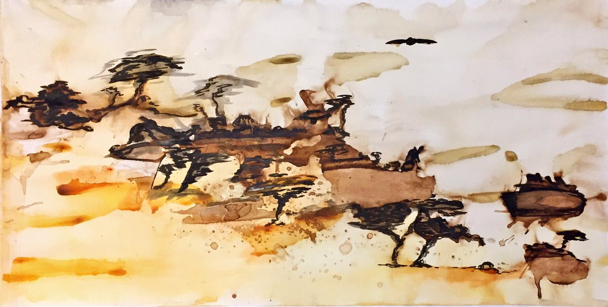 bypyky's tweet photo. 415 mountain trekking 100x50cm
#inkart #inksketch #bisterink #inkonpaper #inkdrawing #inkillustration #illustrationart  #artexperiment #inkprocess #tachist #inkstain #mountaintrekking #nature #trekking #stainsart #abcoudeproof #proofplusplus #stainsexperiment https://t.co/AumXcBGG6d
