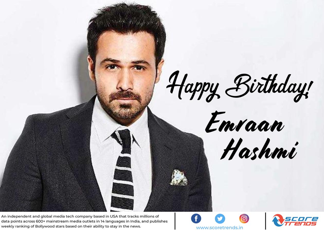 Score Trends wishes Emraan Hashmi a Happy Birthday!!      