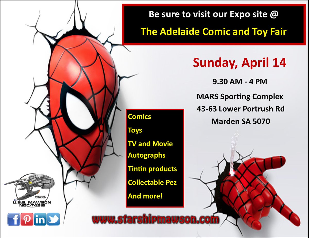StarshipMawson's tweet photo. We look forward to meeting you during our upcoming collectible roadshow. Appraisals, education, and how to take care of your collection! @GENEWS_WTSF @WeeklyGeekSpeak @geeksocietyau #comicbooks #popculture #WoW #keynotespeaker #influencer @MadZombieCo #comiccon https://t.co/o9rafhzUtz