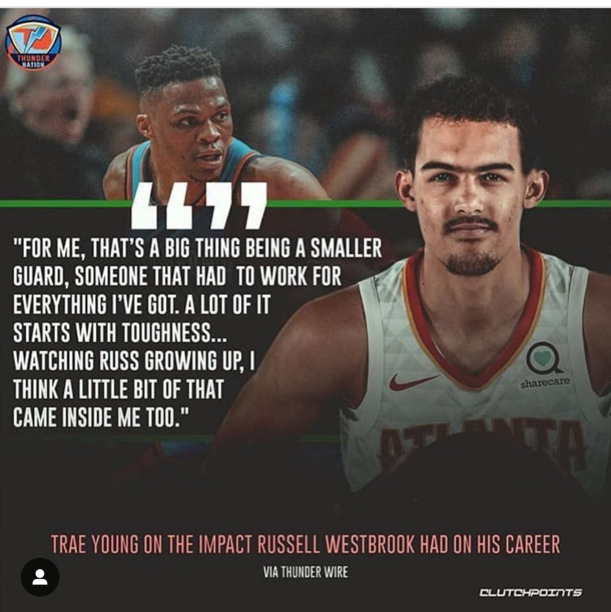 What do you know, another person who is influenced by Russ. Add Trae to the list.
