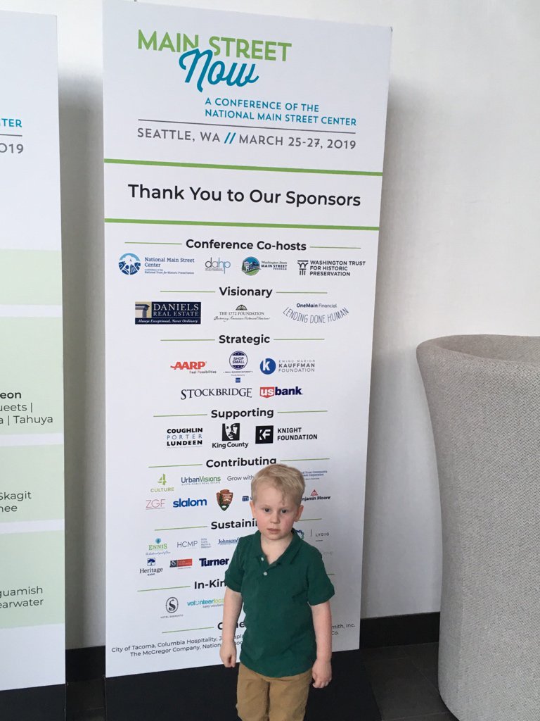 My son was amazed at all the tremendous sponsors of <a href="/MainStreetsConf/">Main Street Now Conference</a> #NOW19