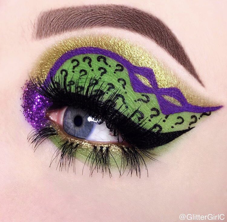The Riddler inspired look 💚💜 @norvina1 #NorvinaArmy #Norvinasbaddies #Norvina #Norvina1 #thelist <a href="/ABHcosmetics/">Anastasia Beverly Hills</a> #AnastasiaBeverlyHills 
Please check out more of my work, here: instagram.com/GlitterGirlC 🙏🏻