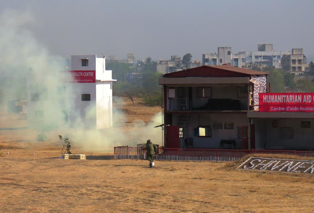 adgpi's tweet image. #AFINDEX Participants were shown #Lecture &amp;amp; #Demo on  Standing Combat Deployment #SCD followed by practice of contingents on the same. Discussions on analysis of current situation by staff officers &amp;amp; recommendations for selection of MILOB team sites were deliberated in detail.