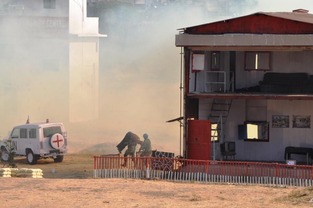 adgpi's tweet image. #AFINDEX Participants were shown #Lecture &amp;amp; #Demo on  Standing Combat Deployment #SCD followed by practice of contingents on the same. Discussions on analysis of current situation by staff officers &amp;amp; recommendations for selection of MILOB team sites were deliberated in detail.