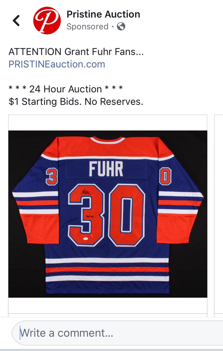 grant fuhr jersey
