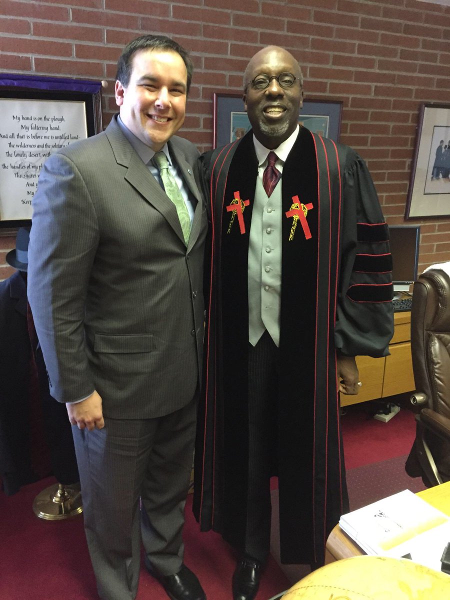 MayorGinther's tweet photo. My heart is heavy with sadness after learning Dr. Charles Booth has gone home to be with God.  We developed an incredible relationship over the last 20 years and I was blessed, like so many others, to call him mentor and friend. https://t.co/v92975m7js