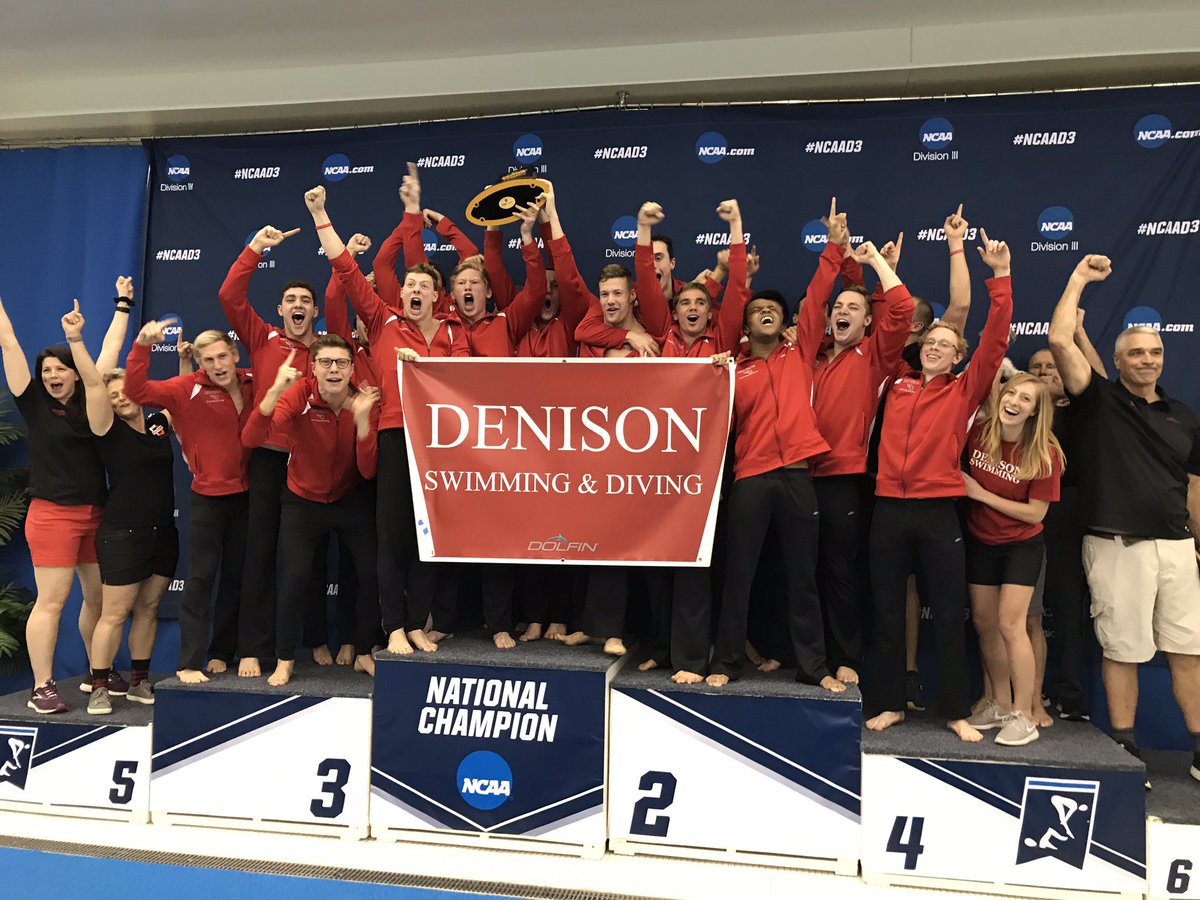 DenisonSwimDive's tweet photo. Back 2️⃣ Back Champs🏆
✋ Men’s Titles
#BigRedNation https://t.co/veLZq1JwN0