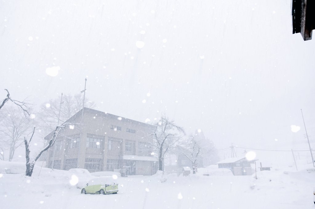 paina's tweet photo. 雪,さらに強まる。 #kernelvm_camp https://t.co/9TWOGFMjnM