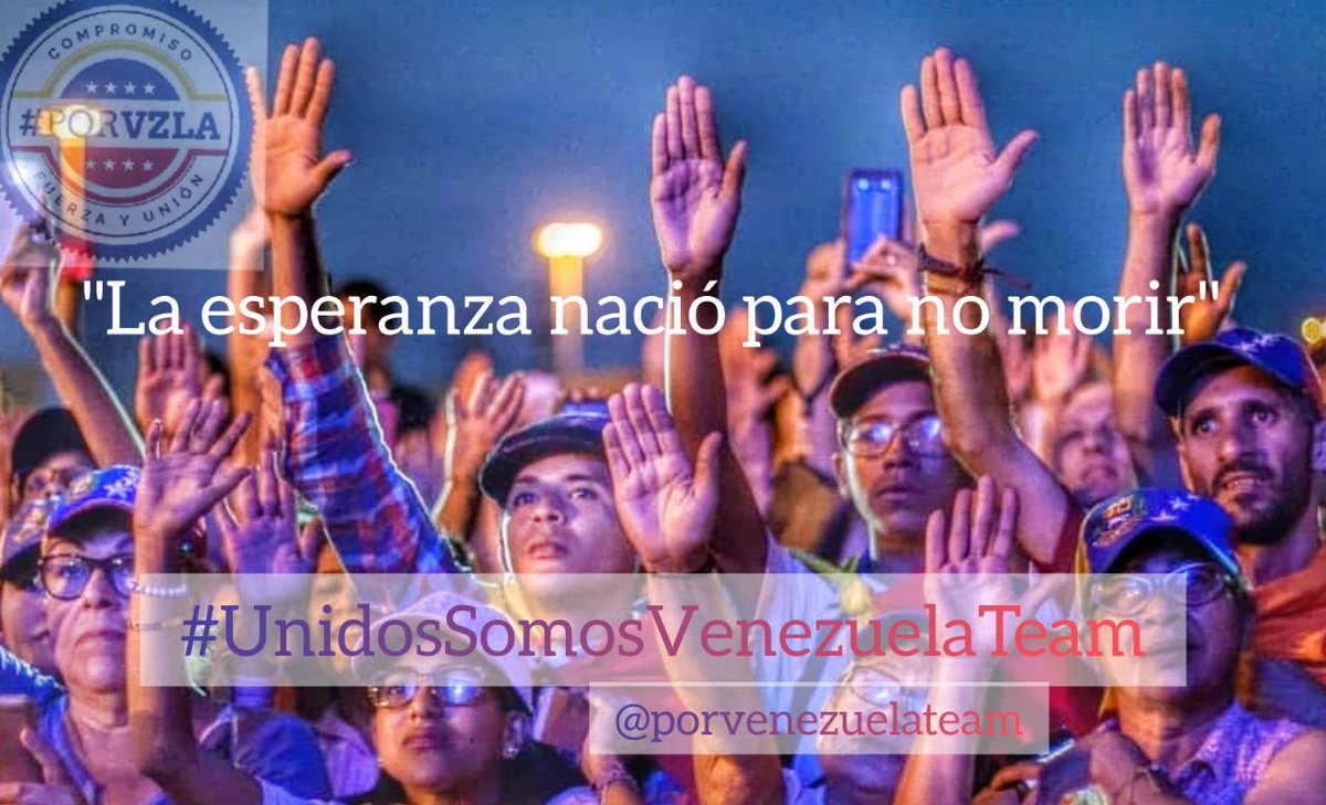 PorVenezuelaT's tweet photo. El cese de la usurpación nos debe encontrar unidos, movilizados y comunicados #UnidosSomosVenezuaTeam https://t.co/rg4rtrw9me