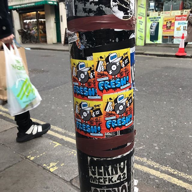 Solaris100's tweet photo. SO FRESH! @weare1of100
—
#london #solarisontour #hypebeast #shoptillyoudrop #stickers #stickerbomb #stickerslap #stickerslaps #stickerart #stickerartists #stickeraddict #stickerlove #stickerdesign #stickergame #stickerlife #stickerporn #instasticker #instastickers https://t.co/097QYj1A2B
