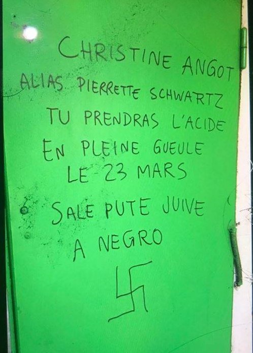 CHRISTINEANGO's tweet photo. Je vous remercie tous pour votre soutien...

L'#antisémitisme et le #Racisme n'ont pas leur place dans notre pays. 

Il faut que ça cesse ... https://t.co/SC7Bwtqf0S