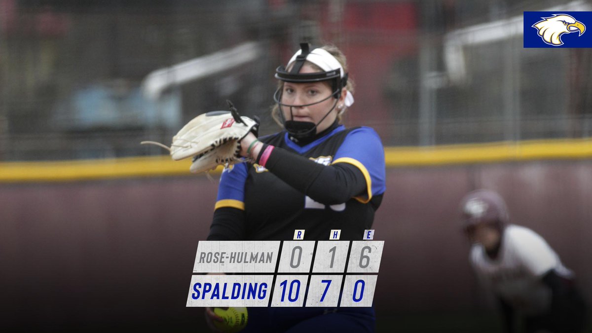 SUSoftball's tweet photo. FINAL | The Eagles take two from Rose-Hulman in dominant fashion, 10-0 and 12-2, improving to 11-2 on the season. 

SU STATS⤵️
GM1⃣
🔵 Olivia Carter: W,  1 H, 0 R, 2 K
🔵 Abby Booker: 2-for-3, 4 RBI, 2 2B

GM2⃣
🔵 Chloe Skorija: W, 1 H, 0 R
🔵 Ally Klein: 2-for-2, 3 RBI, 3B https://t.co/YOvE3TIvrC