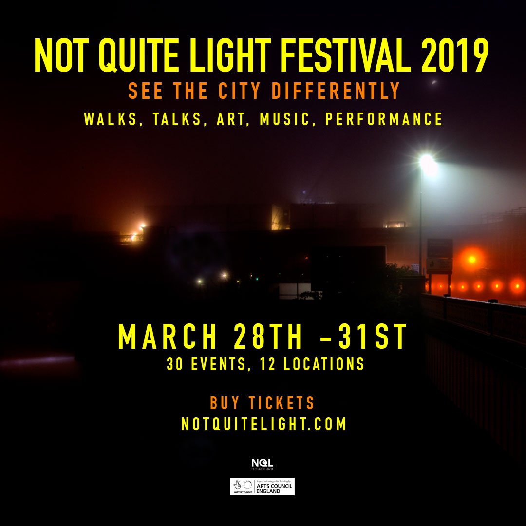 NOT QUITE LIGHT FESTIVAL MARCH 28TH - 31ST 2019 BUY TICKETS NOW! DAY &amp; WEEKEND DAYTIME AVAILABLE FROM JUST £10 notquitelight.com/not-quite-ligh… …