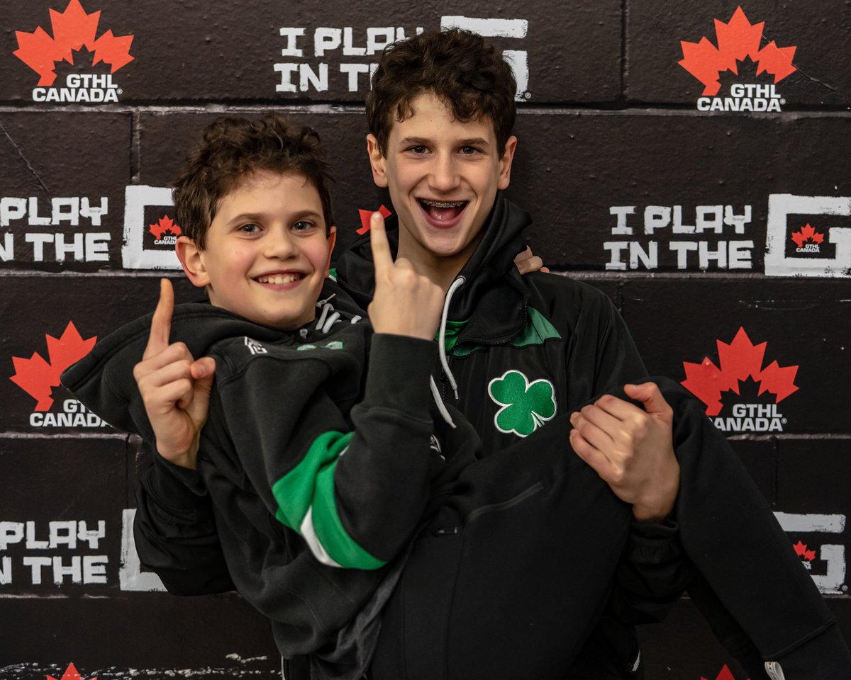 Ffejeroo's tweet photo. What are the odds?!? Both our boys’ @shamrockshc teams are @GTHLHockey East Playoff Champions and are now off to the City finals!  Way to go boys!!! #minoratoma #peeweeaa #proudparent #iplayintheg https://t.co/MztT1ndBNn