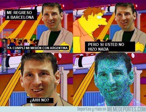 memedeportes's tweet photo. Messi regresa a Barcelona https://t.co/jFmAKpYOXl https://t.co/OQUdMlUoJx