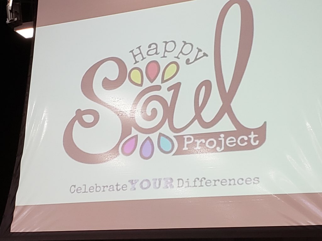 amisen114's tweet photo. Happy Soul Project came to school yesterday to give us a reminder yesterday that #differentisbeautiful #celebrateyourdifference @happysoulproj ❤️ https://t.co/CFuiqbCzX5