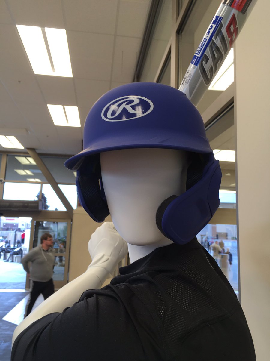 squatcheeontop's tweet photo. First time seeing the cflap retail. Had only seen it on @MLB before.These are @RawlingsSports youth and adult helmets @UniWatch @PhilHecken #baseball #helmets #cflap #rawlings https://t.co/4lZOgz8mAt