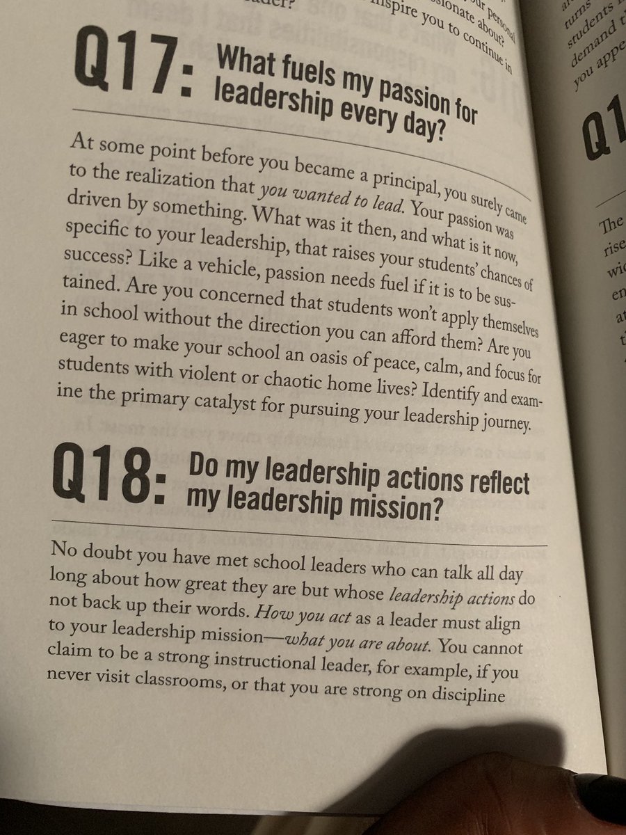 You can’t claim to be a strong instructional leader if you never visit classrooms or that you are strong on discipline if the climate of your school is toxic, or that you are a strong relationship builder if the thought of you turns everyone off. <a href="/PrincipalKafele/">Principal Kafele</a> is preaching!