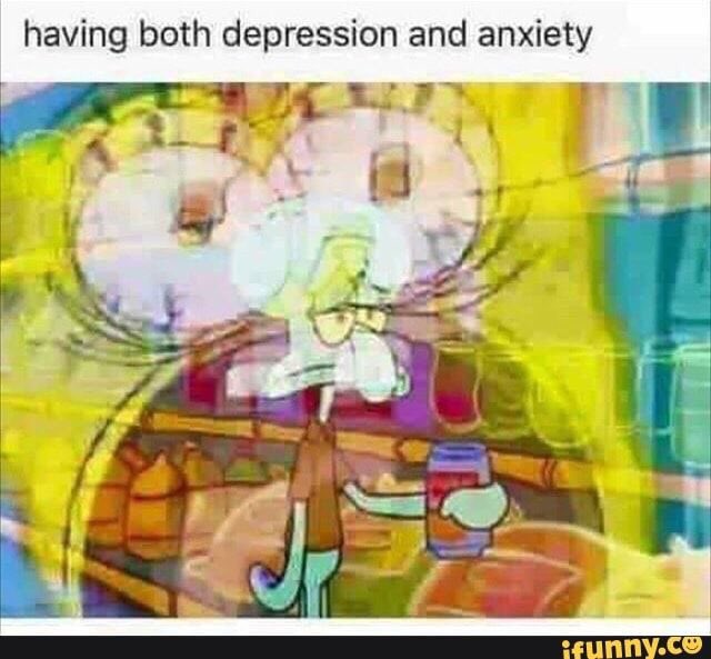 _Wolf_Bite_'s tweet image. #SpongeBob is great for everything 🙌 #anxietyhumor #depressionhumor #fightingwithhumor