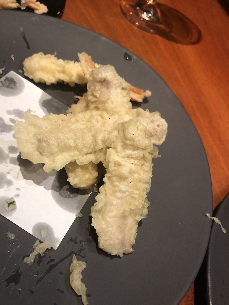 RicardoSanzChef's tweet photo. Sardina y gamba dulce en tempura @kabuki_sushi https://t.co/MVQrTobNzd