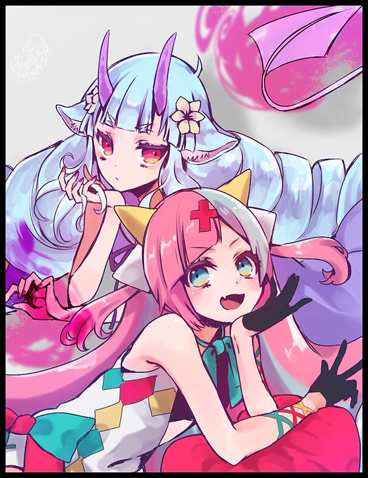 #ピンキーポップヘップバーン #PPH
#コンパス #コンパスお絵描き 

ぱっつんロングの貧乳は性癖 